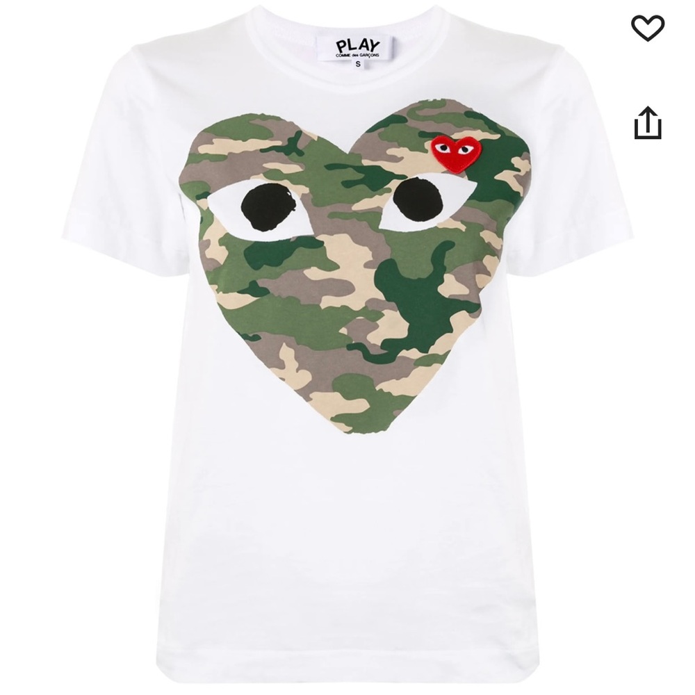 Comme des garçons play tshirt (S)